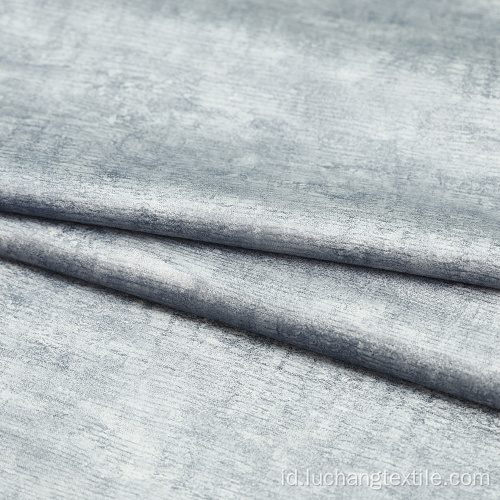 Soft 100% Polyester Holland Velvet kain untuk sofa